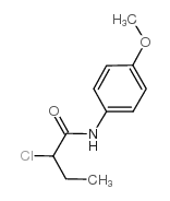 2-chloro-n-(4-methoxyphenyl)butanamide Structure