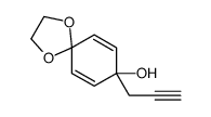 8-prop-2-ynyl-1,4-dioxaspiro[4.5]deca-6,9-dien-8-ol Structure