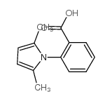 Benzoic acid,2-(2,5-dimethyl-1H-pyrrol-1-yl)- Structure