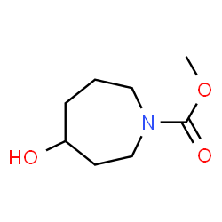 1H-Azepine-1-carboxylic acid,hexahydro-4-hydroxy-,methyl ester Structure