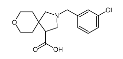 8-Oxa-2-azaspiro[4.5]decane-4-carboxylic acid, 2-[(3-chlorophenyl)methyl] Structure