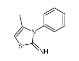 2-imino-4-methyl-3-phenyl-2,3-dihydrothiazole Structure