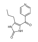 2H-Imidazol-2-one,1,3-dihydro-4-propyl-5-(4-pyridinylcarbonyl)- picture