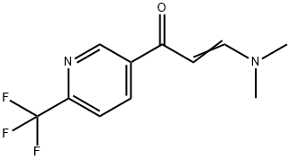 3-(Dimethylamino)-1-(6-(trifluoromethyl)pyridin-3-yl)prop-2-en-1-one Structure