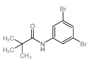 N-(3,5-Dibromophenyl)pivalamide structure