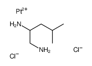 4-methylpentane-1,2-diamine,platinum(2+),dichloride Structure