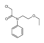 2-chloro-N-(2-ethoxyethyl)-N-phenyl-acetamide structure