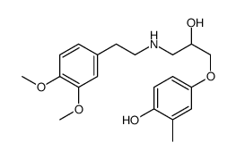 4-hydroxybevantolol Structure