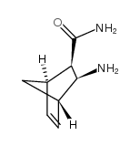 3-exo-Aminobicyclo[2.2.1]hept-5-ene-2-exo-carboxamide structure