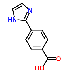 4-(2-咪唑基)苯甲酸结构式