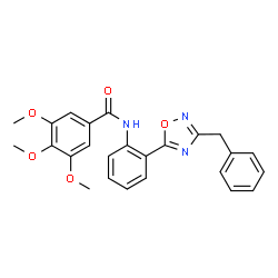 N-[2-(3-Benzyl-1,2,4-oxadiazol-5-yl)phenyl]-3,4,5-trimethoxybenzamide picture