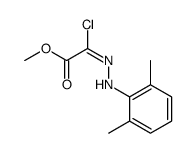 methyl 2-chloro-2-[(2,6-dimethylphenyl)hydrazinylidene]acetate Structure