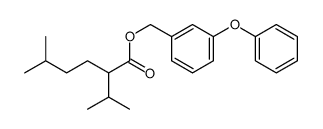 (3-phenoxyphenyl)methyl 5-methyl-2-propan-2-ylhexanoate Structure