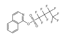 isoquinolin-1-yl 1,1,2,2,3,3,4,4,4-nonafluorobutane-1-sulfonate结构式