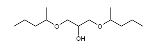 1,3-di-sec-pentoxy-2-propanol结构式