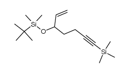 3-[(1,1-dimethylethyl)dimethylsilyloxy]-7-(trimethylsilyl)-1-hepten-6-yne Structure