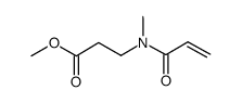 methyl 3-(N-methylacrylamido)propanoate结构式