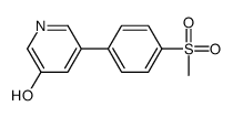 5-(4-methylsulfonylphenyl)pyridin-3-ol Structure