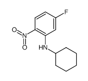 N-Cyclohexyl-5-fluoro-2-nitroaniline structure