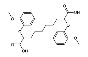 acide α,α'-di-O-methoxyphenoxy sebacique结构式