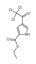 ethyl 4-(trichloroacetyl)-1H-pyrrole-2-carboxylate Structure