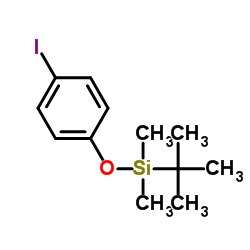 (4-iodophenoxy)(tert-butyl)dimethylsilane Structure