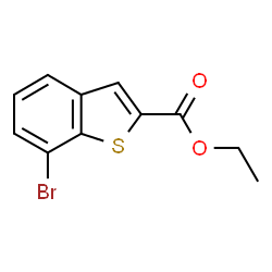 Ethyl 7-bromobenzo[b]thiophene-2-carboxylate structure