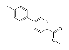 5-(对甲苯)吡啶甲酸甲酯结构式