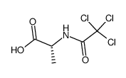 N-trichloroacetyl-D-alanine结构式