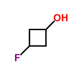 3-fluorocyclobutan-1-ol Structure