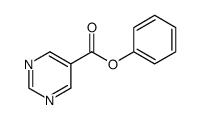 5-pyrimidinecarboxylic acid phenyl ester结构式