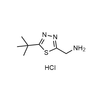 (5-(叔丁基)-1,3,4-噻二唑-2-基)甲酰胺盐酸盐结构式