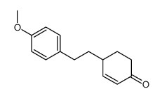 4-[2-(4-methoxyphenyl)ethyl]cyclohex-2-en-1-one Structure