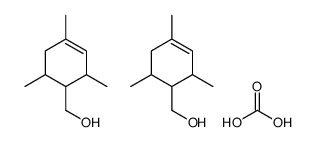 carbonic acid,(2,4,6-trimethylcyclohex-3-en-1-yl)methanol Structure