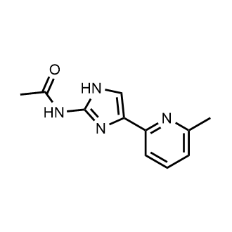 N-[4-(6-Methylpyridin-2-yl)-1H-imidazol-2-yl]acetamide Structure