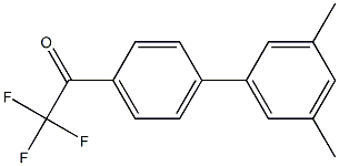 1-(3',5'-dimethyl-[1,1'-biphenyl]-4-yl)-2,2,2-trifluoroet结构式