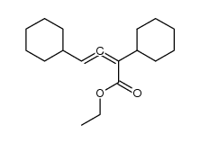 ethyl 2,4-dicyclohexyl-2,3-butandienoate结构式