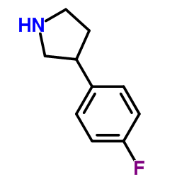 3-(4-Fluorophenyl)pyrrolidine Structure