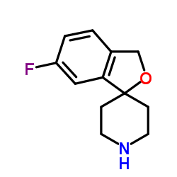 6-Fluoro-3H-spiro[2-benzofuran-1,4'-piperidine]结构式