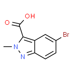 5-Bromo-2-methyl-2H-indazole-3-carboxylic acid Structure