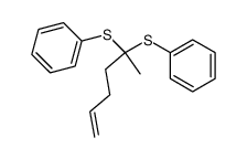 5,5-bis(phenylthio)-1-hexene Structure