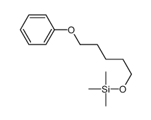 5-[(Trimethylsilyl)oxy]pentyl(phenyl) ether structure