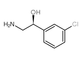 (S)-2-氨基-1-(3-氯苯基)-乙醇结构式