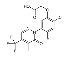 2-[2-chloro-4-fluoro-5-[5-methyl-6-oxo-4-(trifluoromethyl)pyridazin-1- yl]phenoxy]acetic acid picture