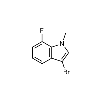 3-溴-7-氟-1-甲基-1H-吲哚图片