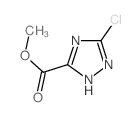 Methyl 3-chloro-1H-1,2,4-triazole-5-carboxylate structure