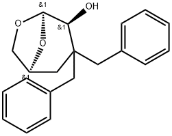 (1S,4S,5R)-3,3-Dibenzyl-6,8-dioxabicyclo[3.2.1]octan-4-ol Structure