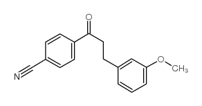 4'-CYANO-3-(3-METHOXYPHENYL)PROPIOPHENONE图片