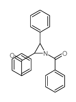 Methanone,1,1'-[(2R,3R)-3-phenyl-1,2-aziridinediyl]bis[1-phenyl-, rel-结构式