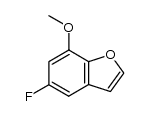 5-fluoro-7-methoxybenzofuran Structure